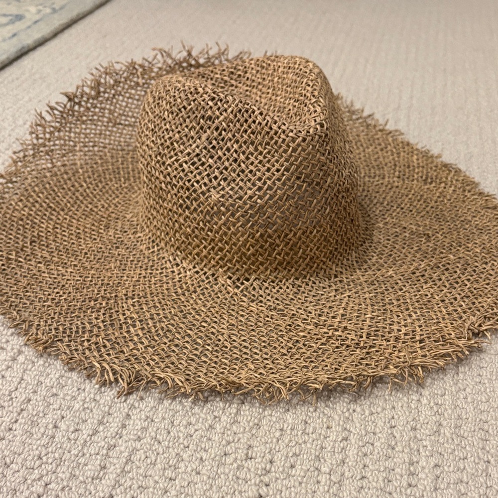 Lack Of Color Tan Woven Hat